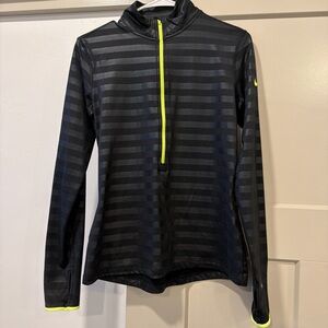 Nike Pro Dri-FIT Black and Gray Pullover